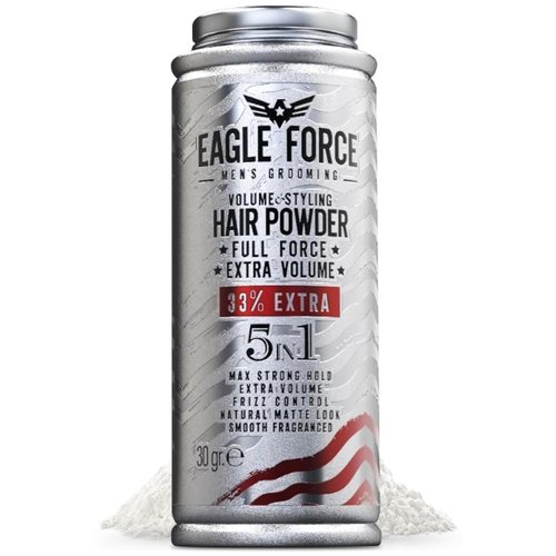 Immortal NYC Eagle Force Volume & Styling Powder - 33% MORE (1 Oz), Max Strong Hold, Natural Matte Dry Look - All Natural Hair Powder for Men - No Residue, All Hair Types