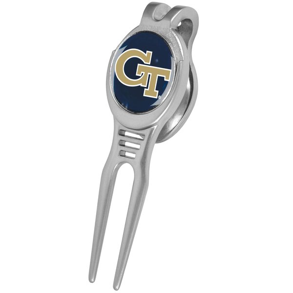 LinksWalker Georgia Tech Yellow Jackets - Kool Divot Repair Tool with Magnetic Golf Ball Marker