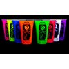 UV Glow Blacklight Face and Body Paint 1.7oz - Set of 8 Tubes - Neon Fluorescent