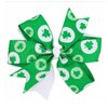 4Pcs St. Patrick's Day Hair Clips/Headbands Handmad Irish Green Shamrock HairBand Lucky Shamrock Hair Clips Costume Hair Accessory for Women, Girls (LLucky Hair Clips)