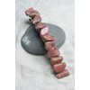 Rhodonite Stone French Barrette Hair Clip 4" or 100 mm Length