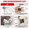 K5A Stainless Steel 6-Wire Whip Attachment for KitchenAid Bowl-Lift Mixer 5 Quart Bowl, Stainless Steel Whisk Replacement for Kitchen Aid Mixer, Dishwasher Safe, Egg Heavy Cream Beater.