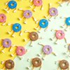 Hungdao 24 Pcs Bendable Donut Figures 4 Inch Bendable Toys Donut Party Favors Stretchy Donut Toys Stress Relief Fidget Toys for Boys Girls Birthday Gifts Goodie Bag Stuffers Pinata Fillers