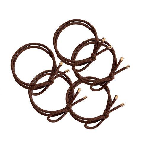 5 Pcs Fashion Women's Knotting Rubber Bands Reusable Hair Bands High Elasticity Seamless Hair Bands do Not Hurt Hair Suitable for Girls to Tie Their Hair in Daily Life(SK)
