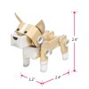 PIPEROID Animals Corgi Dog - Japanese 3D Paper Dog Puzzle DIY Origami Kit for Kids and Adults