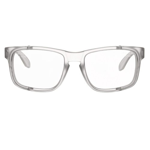 voltX 'Crystal' Full Lens Magnified Reading Safety Glasses, ANSI Z87.1+ & CE EN166F, (+2.0 Dioptre, Clear Lens) - Anti Fog Coated UV400 Lens
