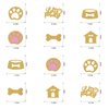 Puppy Dog Party Decoration Let's Pawty Birthday Party Streamers Dog Paw Bday Party Hanging Swrils Decoration 24pcs Party Decor Banner Supplies, Assembled and Ready to Use