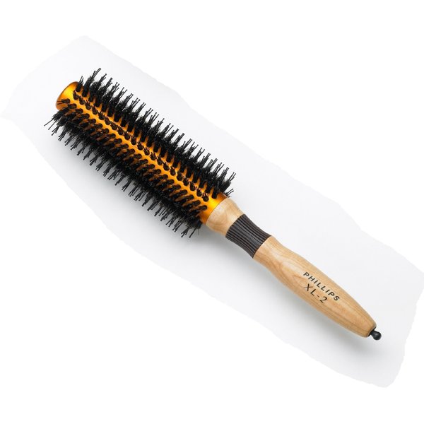 Phillips Brush XL-2 Round Brush with Reinforced Boar Bristle and Aluminum Barrel 2.25 inch Diameter