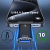 CY Adapter 10Gbps USB-C Type-C to USB 3.0 Female OTG & TF Micro-SD Card Reader for Laptop Tablet Phone