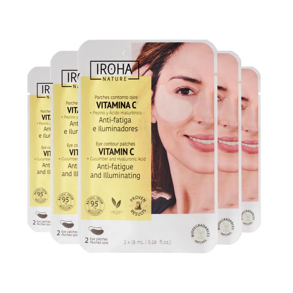 IROHA NATURE, Eye Mask for Anti-Fatigue and Illuminating - Pack of 5 Pieces