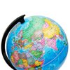 EXERZ 10" World Globe Political Map - Educational Globe - Self Assembled School Globe 10 inch Diameter