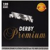 Derby Premium Single Edge Razor Blades, Razor Blades, Single Edge, Ultra Sharp, Chromium - Ceramic - Platinum - Tungsten and Polymer Coated Edges (5)