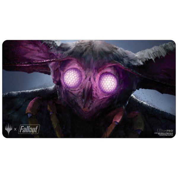 Ultra PRO - Fallout Playmat - The Wise Mothman - for Magic: The Gathering, Limited Edition Collectible Trading Tabletop Gaming Essentials Accessory Supplies