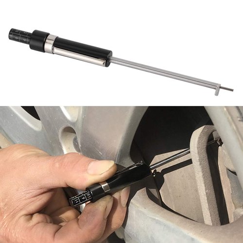 Watris Veiyi Brake Pad Measuring Tool for 6mm / 0.2" Thickness, Brake Pad Gauge, Vehicle Measure Car Brake Pad Tester with Scale, Time Saving Automotive Measurement Tool