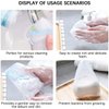 20 PCS Multicolor Exfoliating Mesh Soap Saver Pouch Bag Sack Bubble Foam Net Bags with Drawstring Soap Bags Face Cleansing Foaming Nets for Shower Foaming, 4.7 x 3.5 inche Easy to Clean,Cleansers
