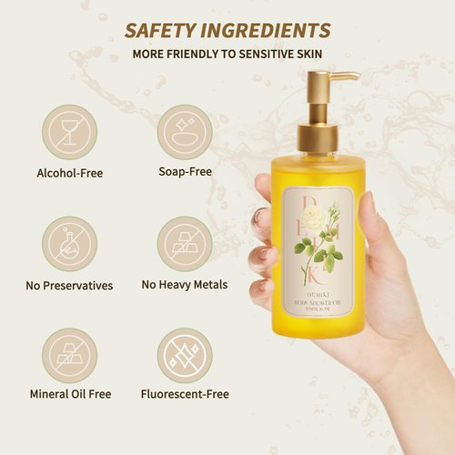 DEMIKI Multi-Oil Cleansing, Moisturized & Softer Skin, Cleanse Without Drying, For All Skin Types, Hydrating Body Wash