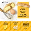 Nonni's Limone Biscotti Italian Cookies - Lemon Cookies - Biscotti Individually Wrapped Cookies - Lemon Italian Biscotti Cookies w/White Icing - All Natural Ingredients - Kosher - 6.88 oz