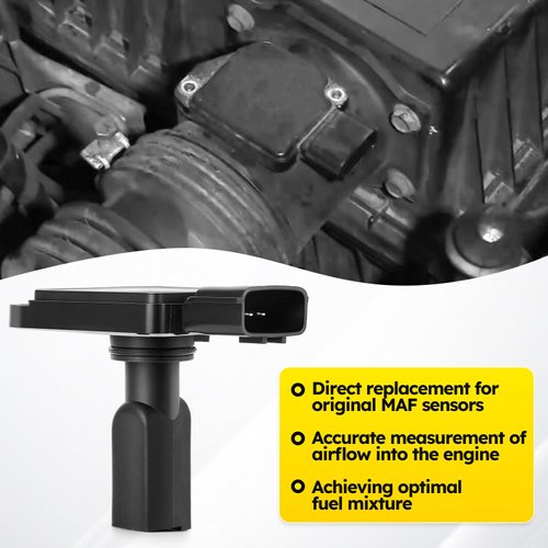 Mass Air Flow Meter Sensor MAF Sensor for 1998-2004 Nissan Frontier Pathfinder Quest Xterra 1998-2000 Infiniti QX4 199-2002 Mercury Villager 2001-2004 Ford Mustang,22680-5J000 22680-7B001 22680-7B000