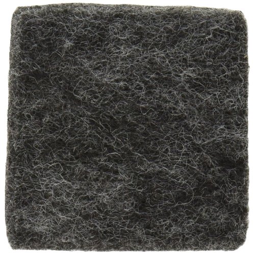 Flipside 30009 Student Felt Eraser Set for Use with Chalk and Dry Erase, 2" x 2" Size, Dark Gray (Pack of 12)