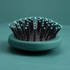 Reazana Detangling Brush Anti-Static Massage Hair Brushes Paddle Detangler Hairbrush with Cushion Base Nylon Bristle Pins Blow Drying Brush for Men and Women All Wet Dry Hair Types Styling (Oval)