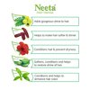 Neeta Hair Henna Powder Enriched With Natural Herbs, Ammonia Free Henna Hair Dye - Natural Brown - 4.41Oz