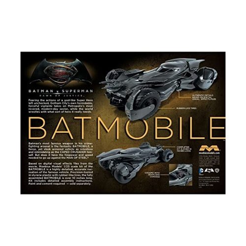 Moebius Models Batman v. Superman: Dawn of Justice Batmobile 1:25 Scale Model Kit
