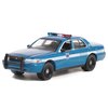 Collectibles 2001 Crown Victoria Police Interceptor Blue Metallic Seattle Police, Seattle Washington Hot Pursuit Series 44 1/64 Diecast Model Car by Greenlight 43020D