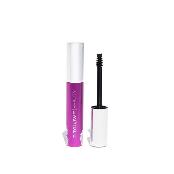 Fitglow Beauty - Natural Plant Protein Brow Gel | Vegan, Woman-Owned Clean Beauty (Dark Brown)