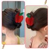 Back to School Hair Clips Red Hair Clips for Women Back to School Teacher Student Hair Accessories Gifts Cute Hair Clips Medium Strong Hold for Thick Thin Hair 1PCS
