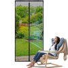 SOLODOTO [2025 Upgraded Eco-Friendly Polyester] Magnetic Screen Door [Fit Door Size 36" x 82"] Door Screen Magnetic Closure Keep Bug Out, Screen Door Mesh for Front Backyard Patio Door, Black
