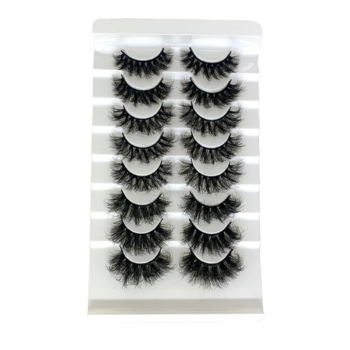 Lifernilash False Eyelashes Wispies Natural Look 3D Faux Mink Lashes Pack 8 Pairs Styles Mixed Soft Reusable Fake Eyelashes (MIXED2)
