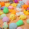 72 pcs Mochi Squishy Toys Kawaii Squishy Animals for Party Favors Classroom Prize Pinata Easter Bulk Squishies Toys