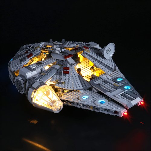 YEABRICKS LED Light for Lego-75257 Star Wars Millennium Falcon Building Blocks Model (Lego Set NOT Included)