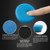 SPTA Mini Polishing Pads, 25mm 50mm 80mm Detailing Polishing Pads Car Detailing Kit Vehicle Buffing Pads Preserving Wax & Polishing Pads Paint Polishing Applicator (32Pcs) For mini Polisher -XBP123M58