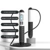 2-in-1 Cordless Skipping Rope With Counter Ropless Skipping Rope with Counter Smart Digital Gravity Ball Jump Rope with LCD Display Jumping Rope for Adult Kids Fitness