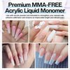 Modelones 8 oz Monomer - Professional Monomer Acrylic Nail Liquid - 240ml Acrylic Monomer Liquid for Acrylic Powder, Acrylic Nails Extension - MMA Free, Non-Yellowing