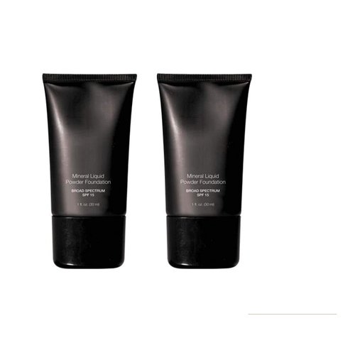 Mineral Liquid Powder Foundation Broad Spectrum SPF 15 Pack of 2 (Cameo Beige)
