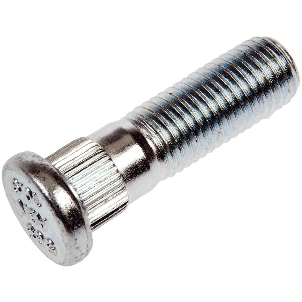 Dorman 610-568 M12-1.50 Serrated Wheel Stud - 12.97mm Knurl, 42.5mm Length Compatible with Select Models, 10 Pack