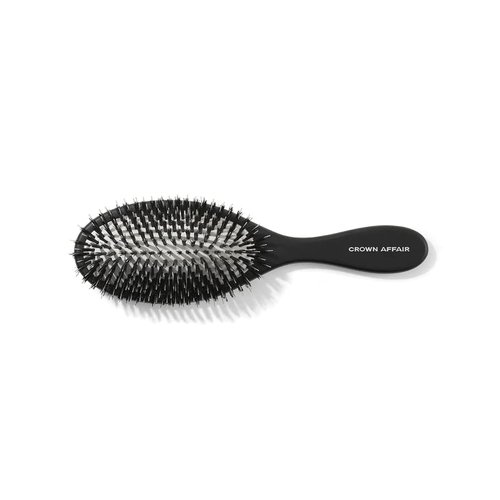 CROWN AFFAIR - The Brush No. 001 - Dual Bristle Brush for Medium to Thick, Straight or Wavy Hair, and for Healthy Scalp and Silky Strands