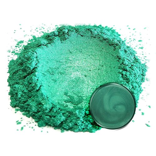 Eye Candy Premium Mica Powder Pigments | Multipurpose DIY Arts and Crafts Additive | Acrylic, Woodworking, Bath Bombs, Resin, Epoxy, Soap, Fishing Lures (Forest Green)