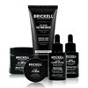 Brickell Men's Complete Defense Anti Aging Routine, Night Face Cream, Vitamin C Day and Night Serum, Facial Moisturizer w/SPF and Eye Cream, Natural and Organic, Unscented