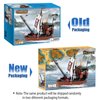 BRICK STORY Pirate Ship Building Blocks with 3 Mini Toy Figures, Boat and Ship Model Pirate Toys Building Kit Pirate Adventure Toys Sets Building Bricks Gifts for Boys Girls Age 6-12 and Up, 167pcs