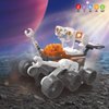 VIZZTY STEM New Energy Space Engineering Vehicle Toy,Solar Robot Kit for Kids Age 8-12 Stem Building Toys with Solar, Battery,Salt Water Power,Perfect Educational Science Kits for Kids 8+ Year Old
