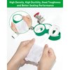 XEHAHOSH 3 Roll Plumbers Tape, Teflon Tape, -374 to 536 Degree F Temperature Range, High Density 0.45g/cm, Water Pipe Sealing Tape, Plumbing Tape, Duct Tape, L 390 in x W 0.47 in³. Green