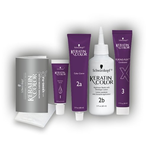 Schwarzkopf Keratin Color Permanent Hair Color Cream, 4.6 Intense Cocoa (Packaging May Vary)