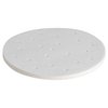 Juvale 100 Pack Round Air Fryer Liners with Holes for Air Fryer Basket, Dumpling Paper, 8-Inch Perforated Bamboo Steamer Liner Sheets for Air Frying, Steaming, and Baking (White)
