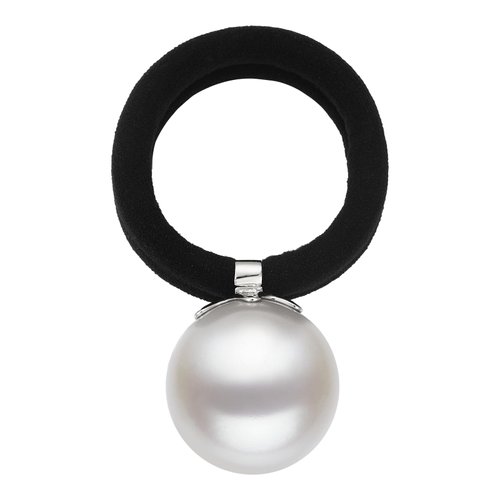 SHE'S FREE STYLE JUST FOR YOU Versailles Pearl Hair Scrunchies, Elegant French hair elastics Original Light Luxury Ponytail Holder for Thick and Thin Hair, Elegant Pearl hair ties no damage for women