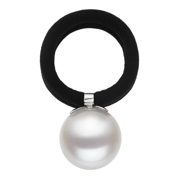 SHE'S FREE STYLE JUST FOR YOU Versailles Pearl Hair Scrunchies, Elegant French hair elastics Original Light Luxury Ponytail Holder for Thick and Thin Hair, Elegant Pearl hair ties no damage for women