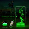 FlyonSea Baseball Light,Baseball Bedside Lamp 7 Colors Change + Remote Control with Timer Night Light Optical Illusion Lamps for Gift Ideas for Boys or Kids