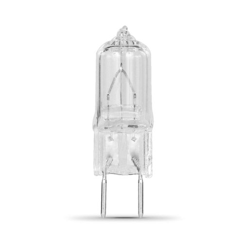Feit Electric BPQ20/8.6 20-Watt T4 JCD Halogen Bulb with Bi-Pin Base, Clear, 3000K Warm White, 1.8" H x 0.6" D (BPQ20/8.6/RP)